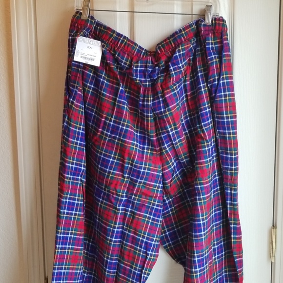 NWT LIZ CLAIBORNE WOMAN PLAID FLANNEL SLEEP PANTS - Picture 5 of 6